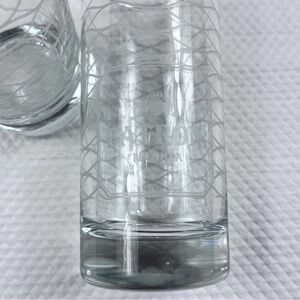 Patrón Tequila Etched Glass Set